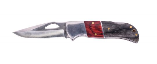 Two tone wooden folding knife