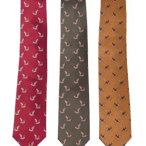 Bonart silk woodock tie